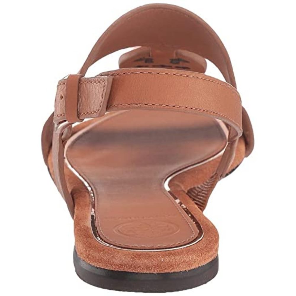NEW TORY BURCH METAL MILLER LEATHER SANDALS - Picture 6 of 12